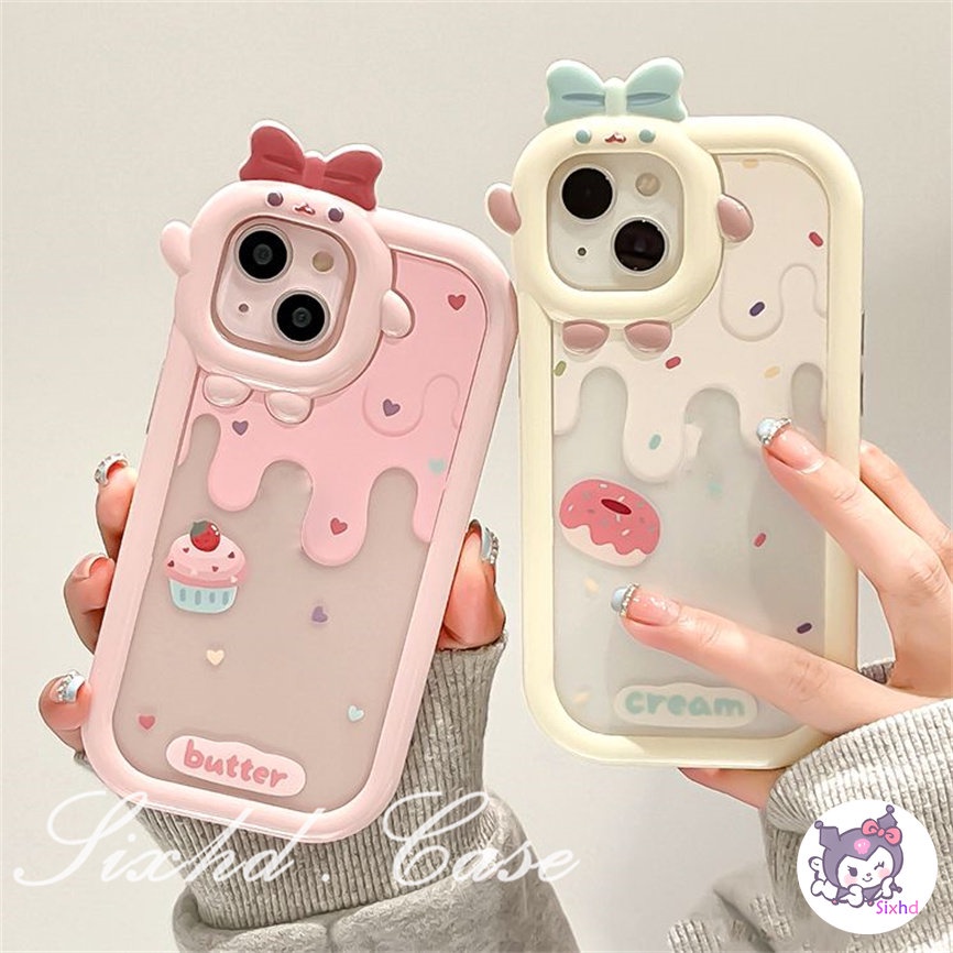 OPPO A78 A17 A17K A57 A77s A76 A96 A16 A16K A15 A74 A54 A53 A33 A32 A31 A5 A9 A5s A3s Reno 8Z 7Z 5 A95 A94 A93 A92 A77 A52 A16e A12 A12e F11 9i 3D Small Monster Phone Casing  Ice Cream Candy Phone Case Camera Protector Phone Soft Cover