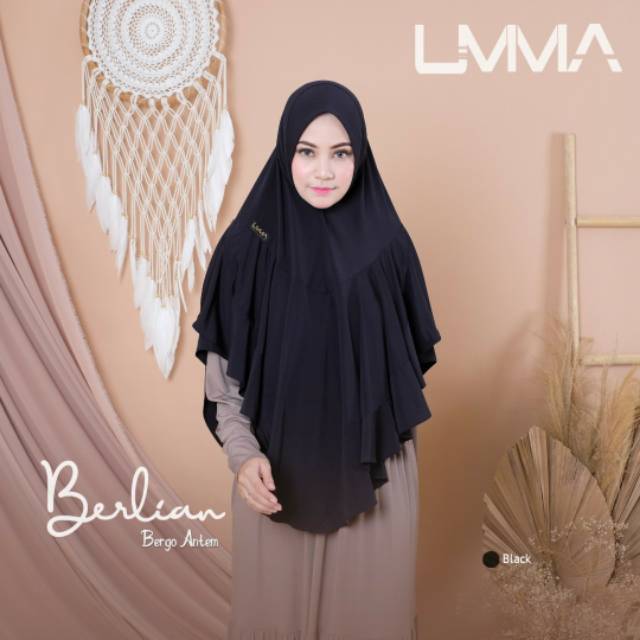 Umma Syari Bergo Berlian Kerudung Jersey Bergo antem hijab instan griya_mey