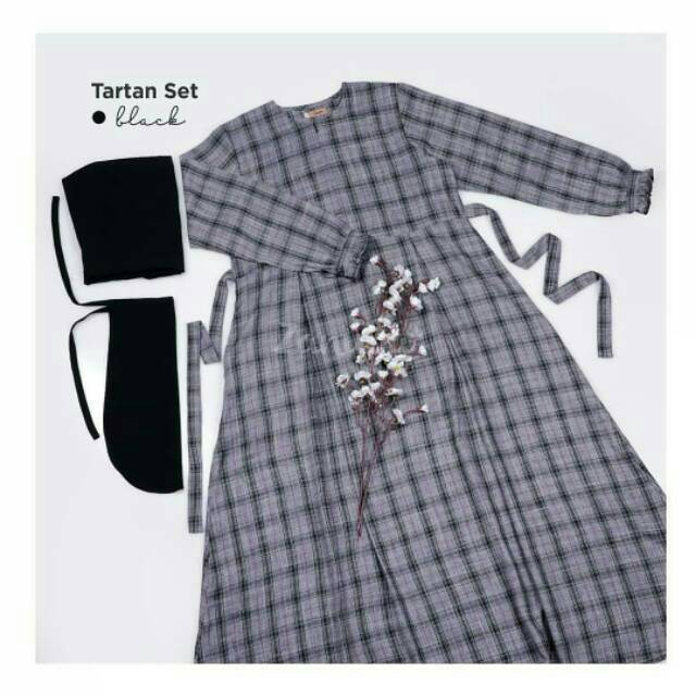 Gamis Zanuba Tartan Set