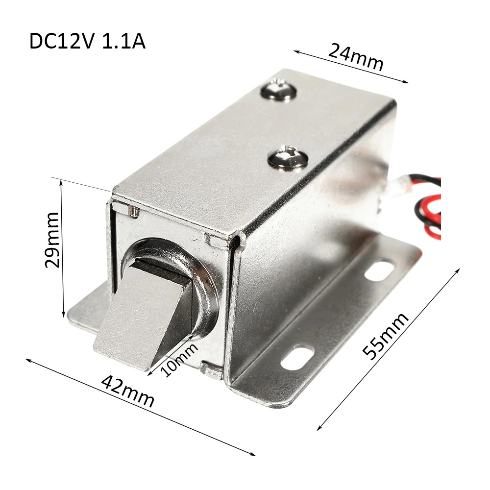 SOLENOID DOOR LOCK 12V DC - PENGUNCI PINTU ELEKTRIK