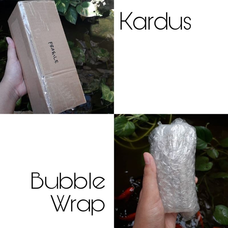 

Bubble wrap / Kardus (untuk produk zibank.co)