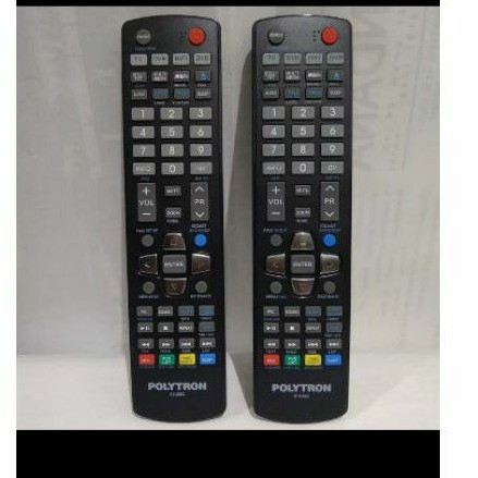 REMOTE REMOT POLYTRON TV DVB HIFI DVD POLYTRON 81G862 ORIGINAL ASLI