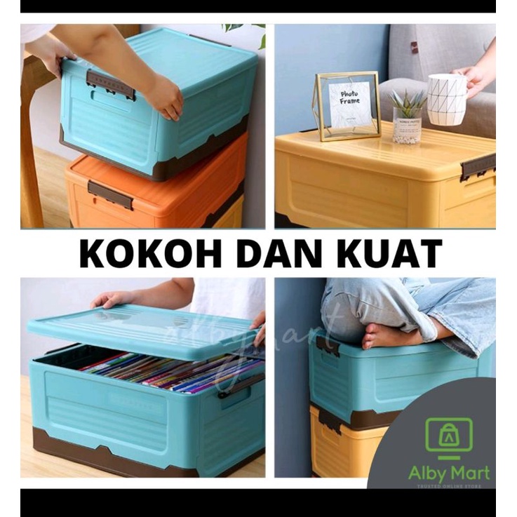 Tanpa Tutup Container box storage box lipat serbaguna. tebal kuat