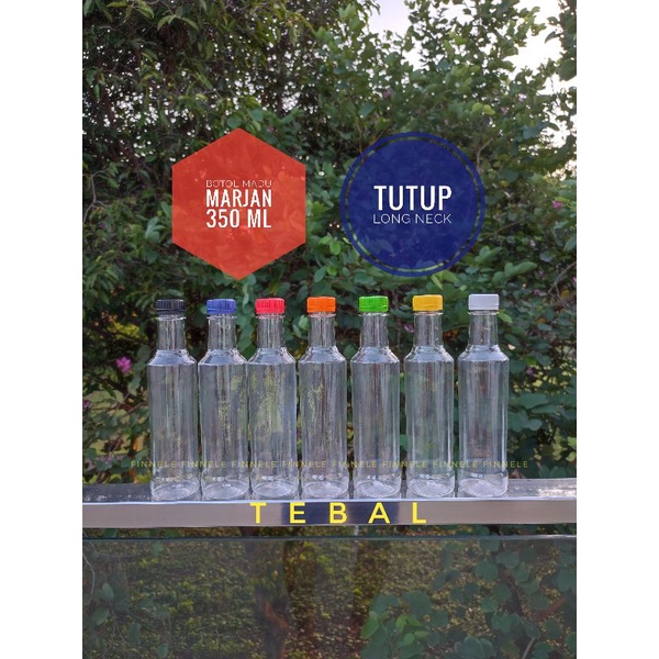 Botol Plastik 350 ml Botol Marjan 350ml Tebal Botol Madu Botol Sirup Long Neck