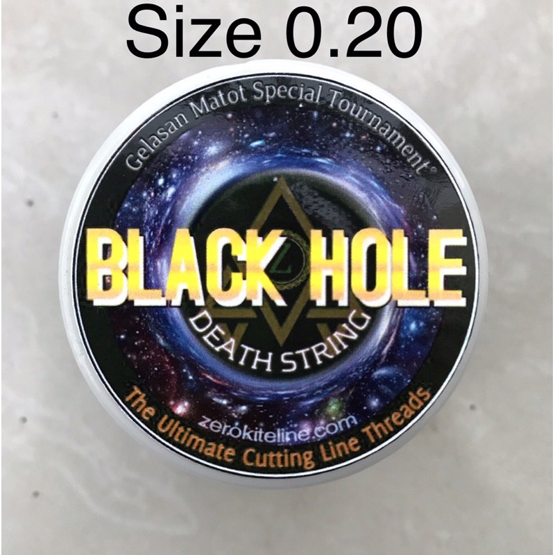 Senar Gelasan Matot Mati Black Hole 020 Tajam Spesial Turnamen Aduan layang Layang Full Treatment
