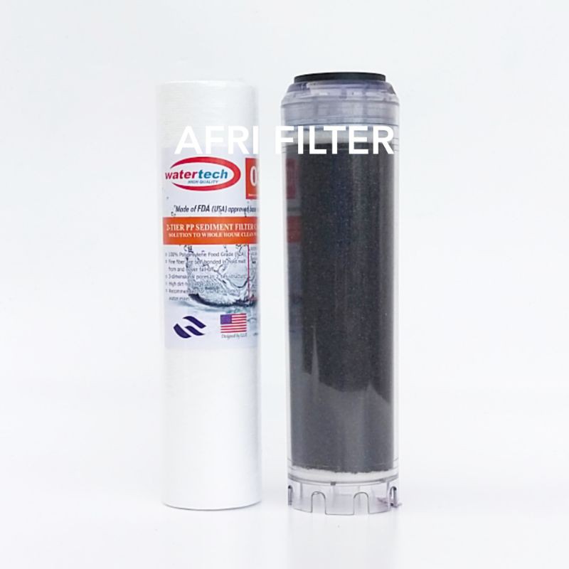 Paket Filter Air Zat Berbesi Siap Pakai (Blue 10&quot; - drat 3/4&quot;&quot; SP)