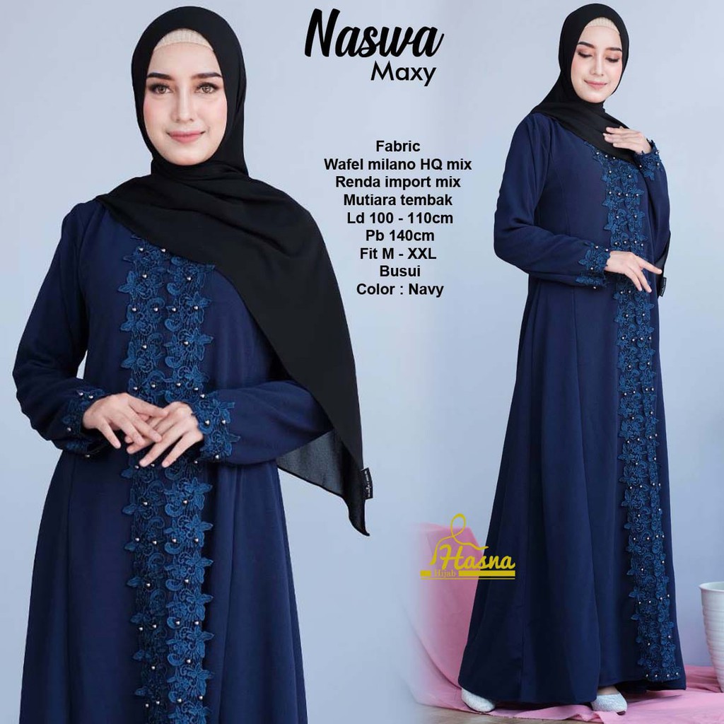 Baju Gamis Wanita NASWA MAXY by HASNA Fashion HQ