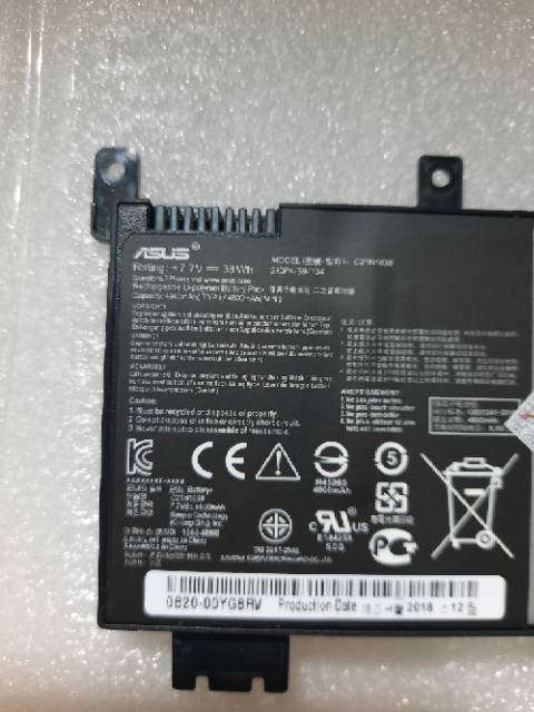 Baterai ASUS A442 A442U A442UR X442 F442U A480U C21N1638 ORIGINAL