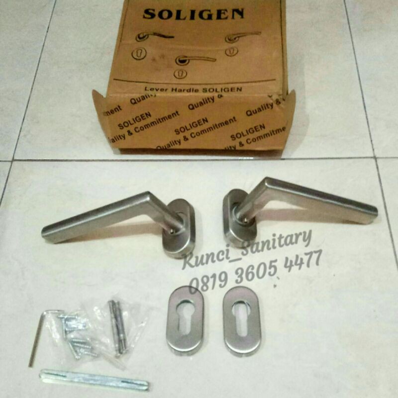 Handle Pisah Soligen / Gagang Pintu Aluminium Soligen / Handle Pintu Rumah