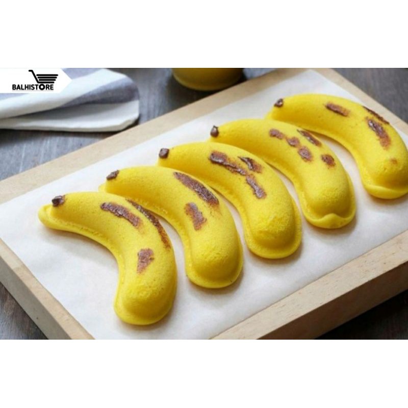 Cetakan Kue Pisang / Tokyo Banana Cake  / Cetakan Kue Bentuk Pisang