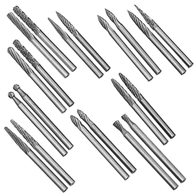 Mata Bor Kayu Alumunium Plat Set Tungsten Carbide Drill Bit 3mm 20 PCS