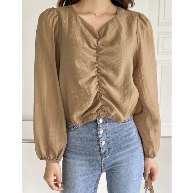 BLOUSE IMPORT - BLOUSE CROP - ARANDA BLOUSE