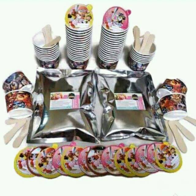 

Paket usaha es krim cup paper 50ml