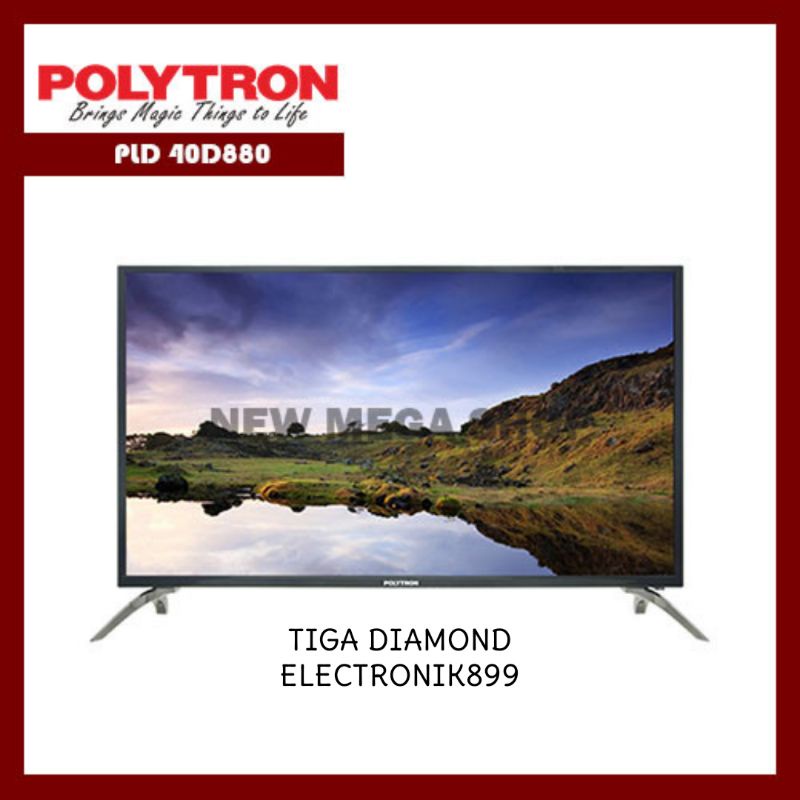 POLYTRON TV LED 40D880 LED TV 40 INCH