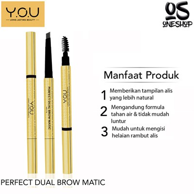 YOU The Gold One Perfect Dual Brow Matic [Waterproof &amp; Smudge-proof]_Cerianti