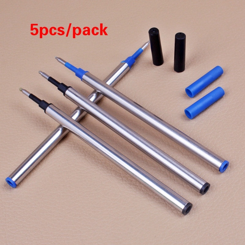 5 Pcs Smooth Writing Durable 0.5mm Gel Pen Refill Office School Stationery Writing Supplies