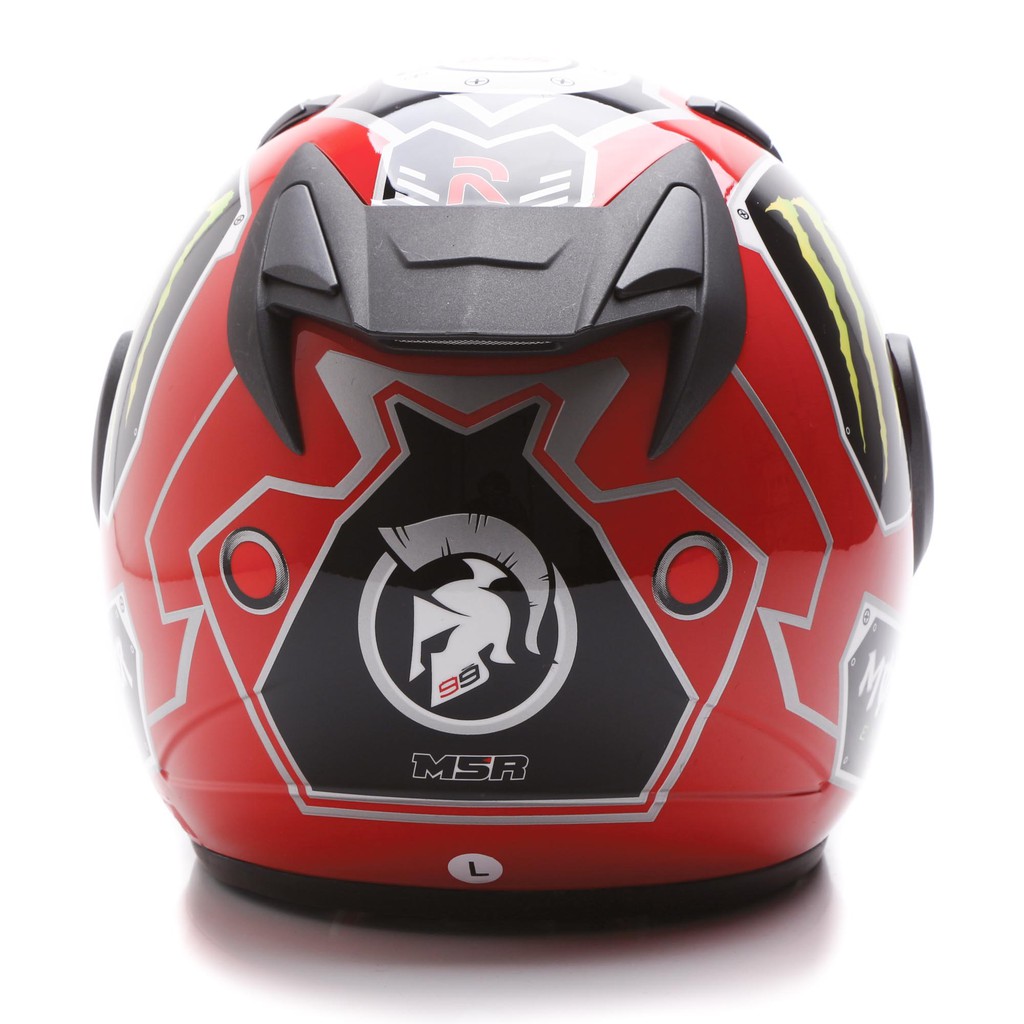 [Helm Dewasa] MSR Helmet Javelin - Monster - Merah + Promo Gratis Jaring Helm