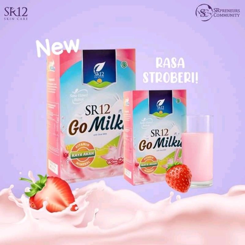 

GOMILKU SUSU KAMBING SR12/RASA STROBERI!!!