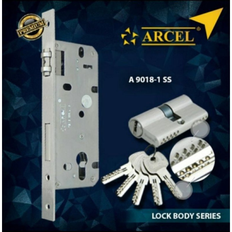 Body Kunci Pelor Pintu Heavy Duty Arcel