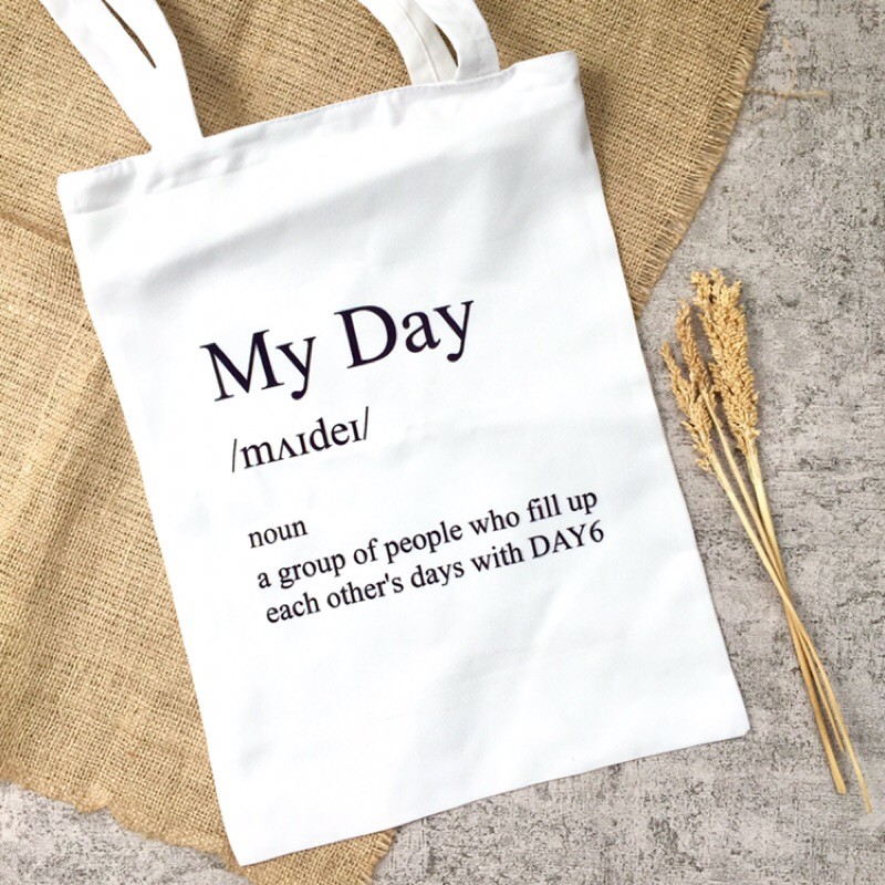 READY STOCK!! Tote Bag DAY6 Quotes Member Denimalz