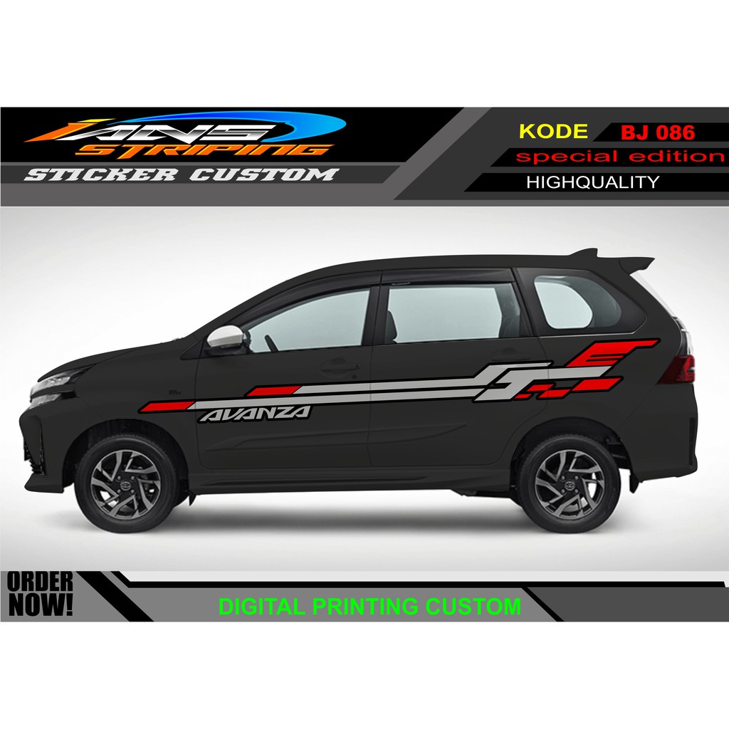 DECAL STIKER MOBIL AVANZA XENIA