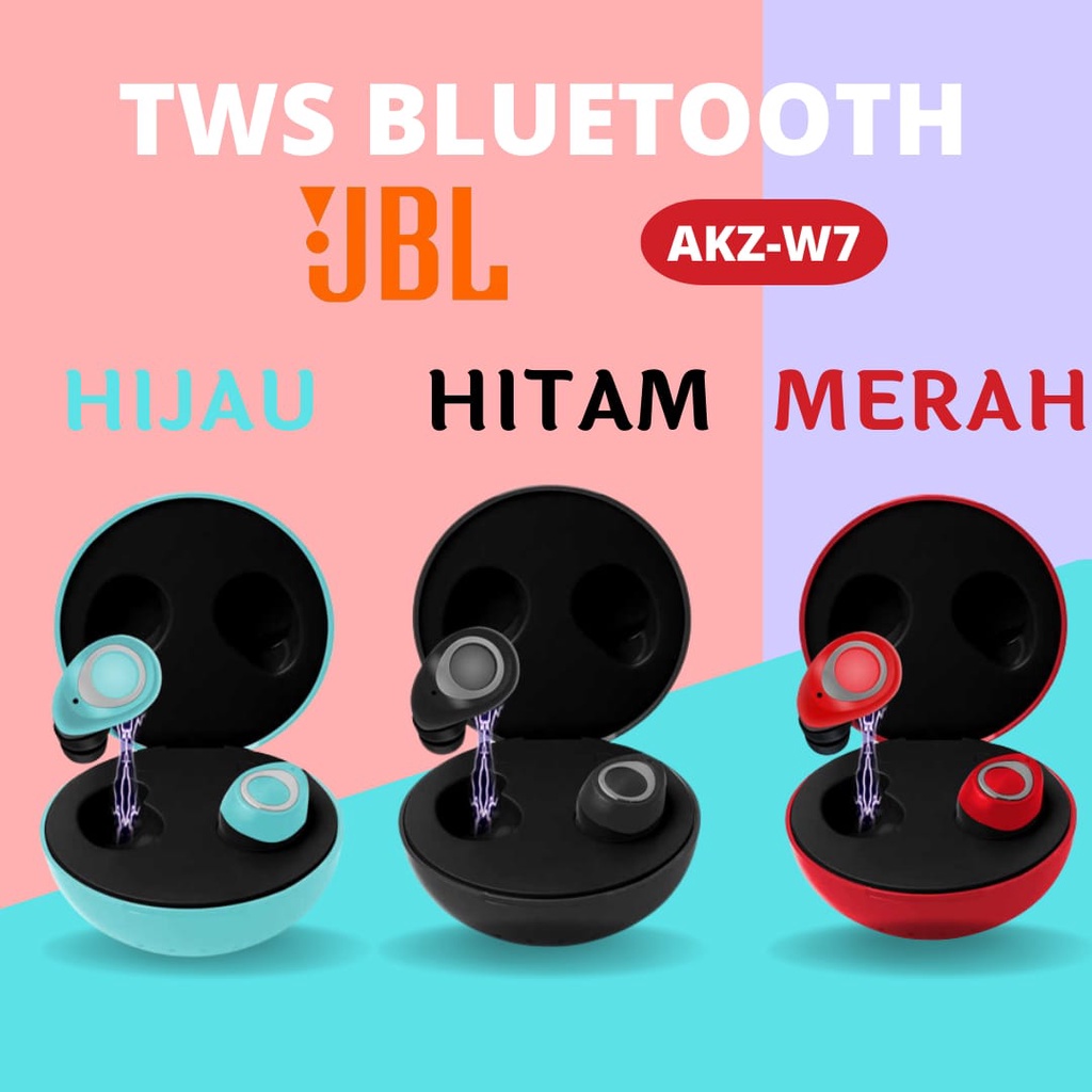 Headset Bluetooth Sport Jbl akz w7 ACC