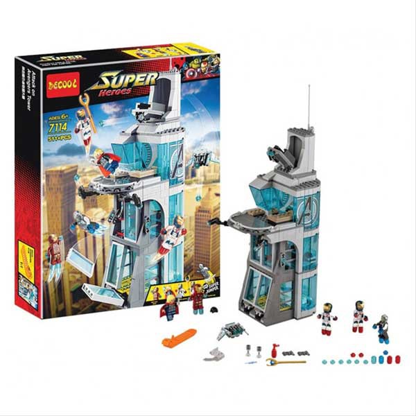 MAINAN BLOCK DECOOL SUPER HEROES 511PCS - 7114 USIA 6TAHUN+