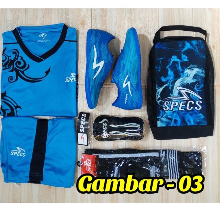 [KODE PRODUK 67F9U5184] ( BISA BAYAR DI TEMPAT / COD ) SEPATU FUTSAL paket komplit 5 Sepatu, tas, de
