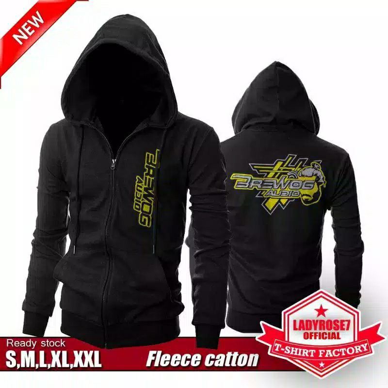 jaket Hoodie Zipper brewog audio fans terkece special big size