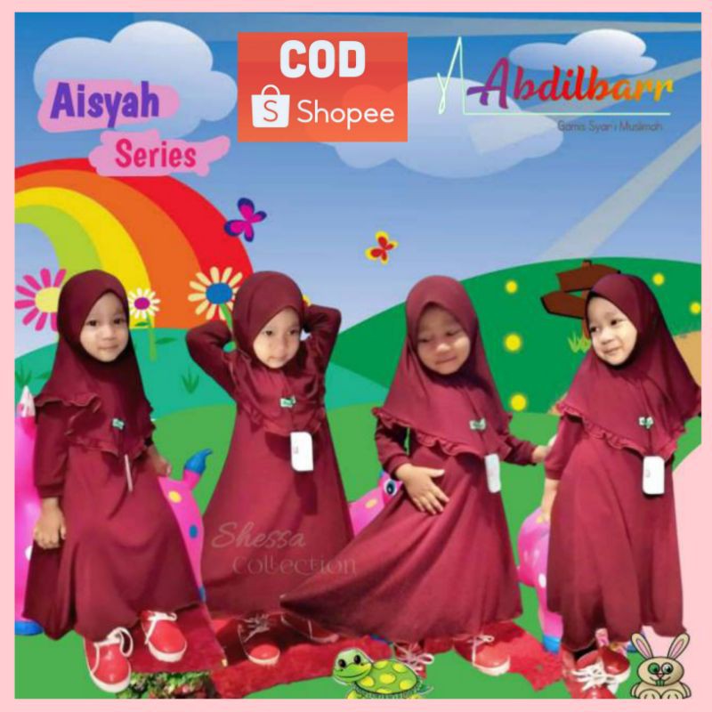 Baju anak perempuan gamis syar i muslimah