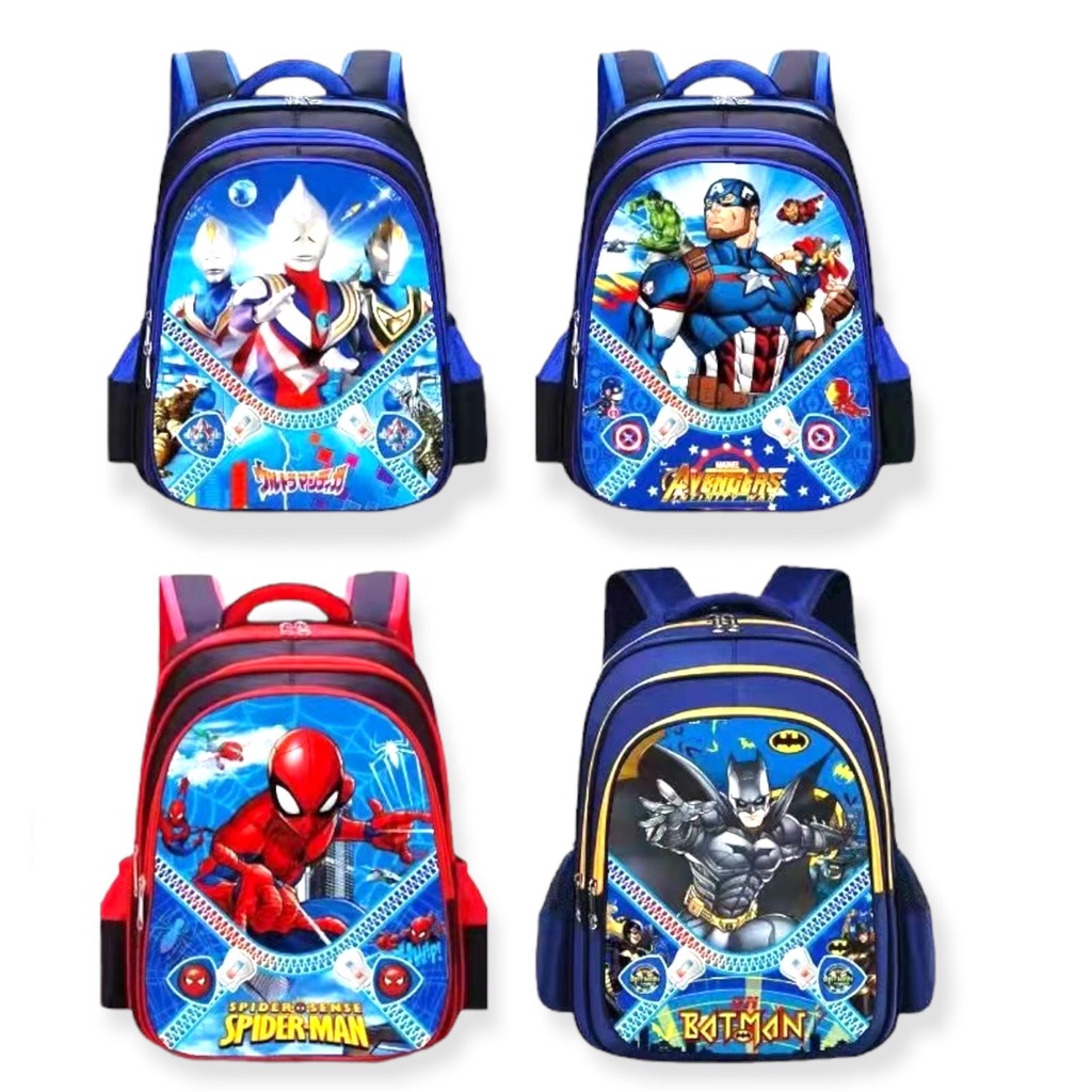 SMARTGIRL NEW TAS RANSEL ANAK SEKOLAH CEWEK COWOK IMPORT SD 3D  00170-00172