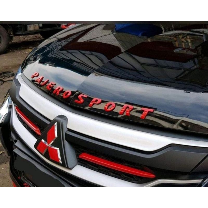 EMBLEM HURUF KAP MESIN PAJERO SPORT