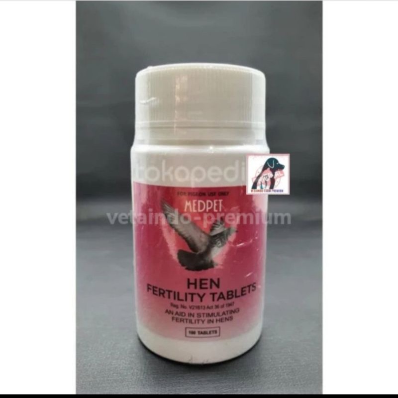 HEN FERTILITY TABLET MEDPET UNTUK BURUNG MERPATI DARA