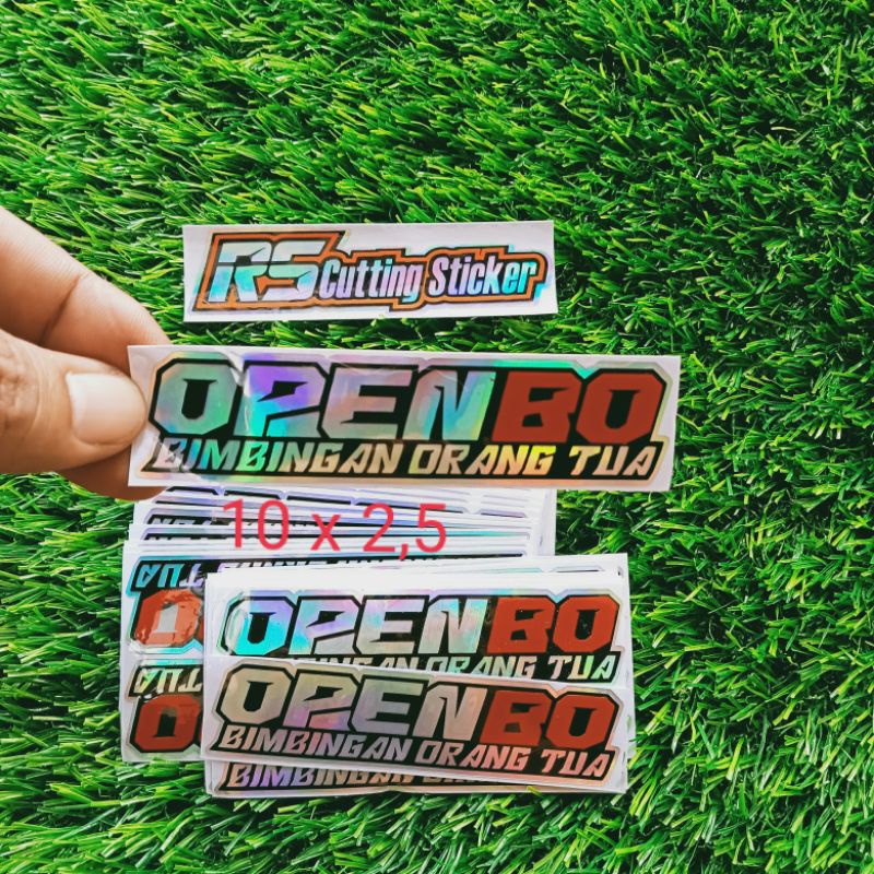 sticker  open bo sticker cutting