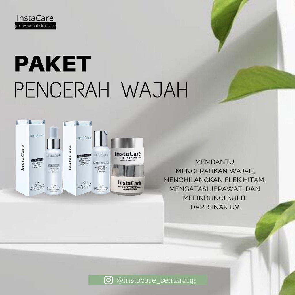 M-01 PEMUTIH WAJAH GLOWING + SERUM PEMUTIH WAJAH BPOM / INSTACARE PEMUTIH WAJAH CEPAT PERMANEN ORIGI