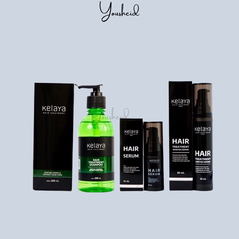 Kelaya Hair Treatment Shampoo - Hair Serum - Minyak Kemiri