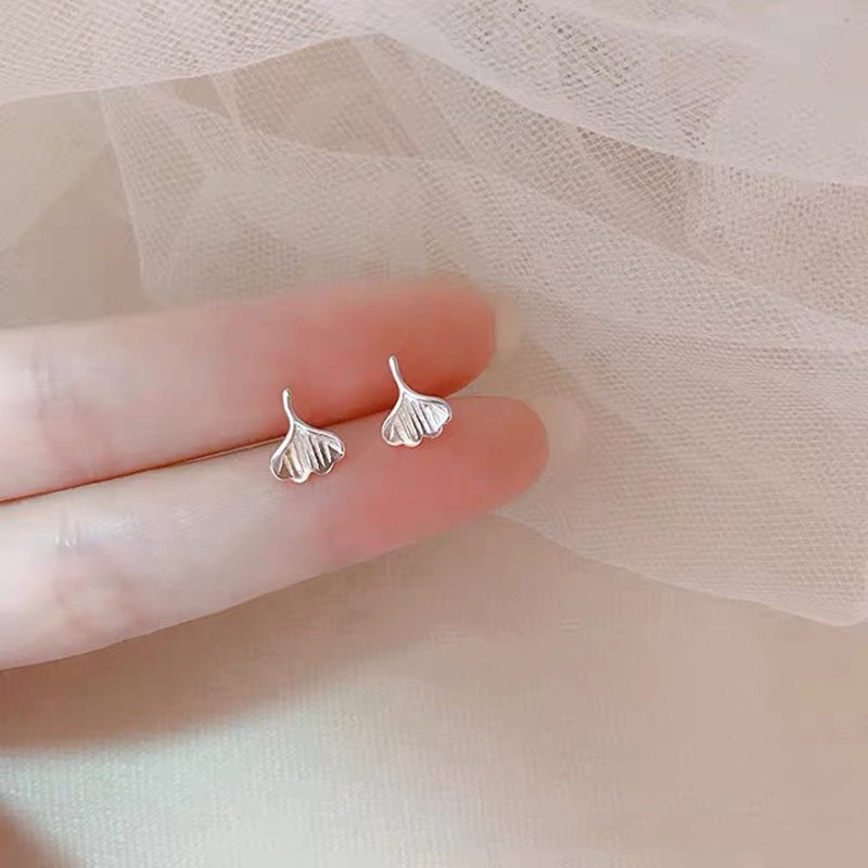 Roselife 1 Pasang Anting Tusuk Sterling Silver 925 Model Hati / Bulan / Bintang / Smiley Gaya Korea Untuk Wanita