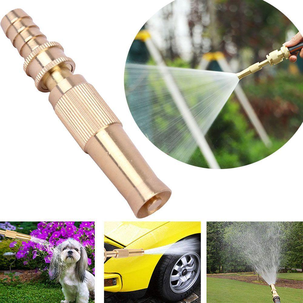 Solighter Spray Nozzle Kuningan Misting Perlengkapan Taman Semprotan Tekanan Tinggi Sprinkler Selang Adaptor Antarmuka Pipa Air