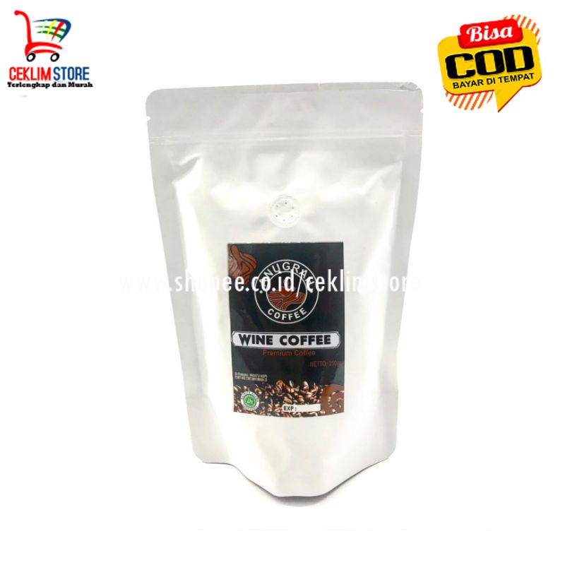 

Kopi Aceh/Kopi Arabika Wine Asli Gayo By Anugrah Coffee 250Gr