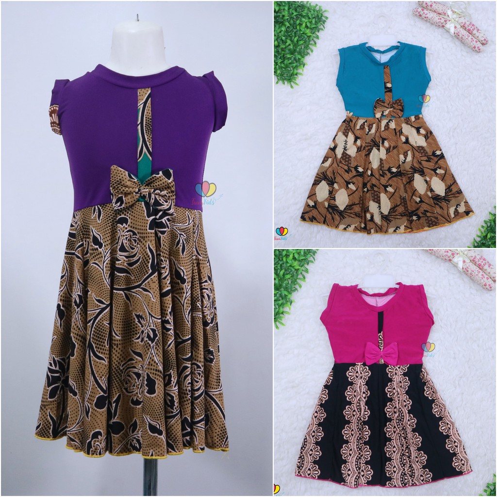 880 Model Baju Batik Anak Perempuan Umur 8 Tahun HD Terbaik