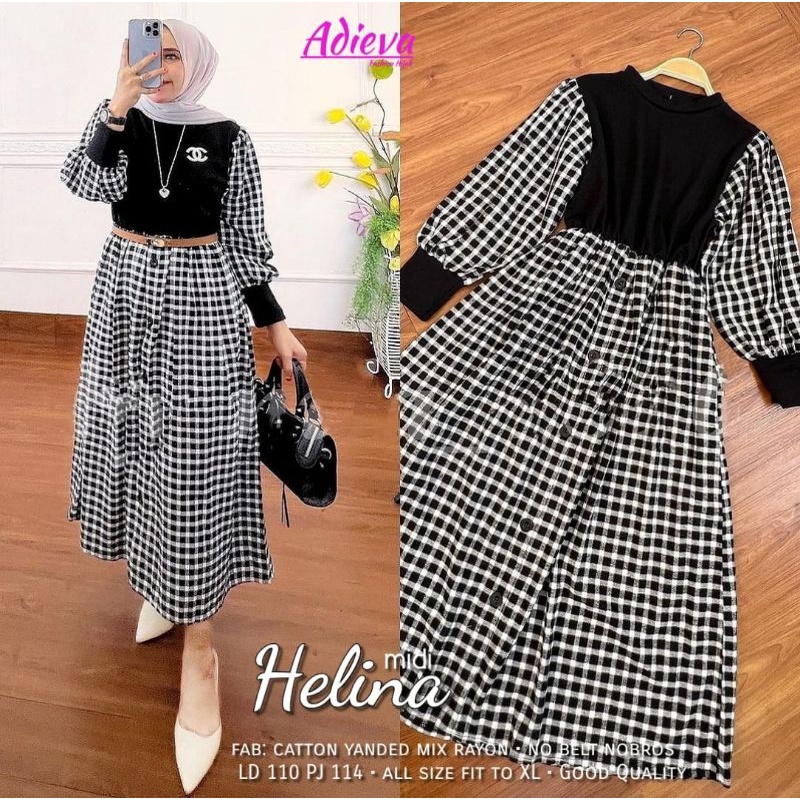 Gamis/Dress All Motif Alila Stacy Livy/Livina Almera Pretty Helina Flavio Erella Fiolin Gressy Miloa Jelio Amaris Sabrina Vidya Areola Talia Machio Zolla Geisya Gladis Eldora Morea Angeli Celine Adieva Matt Rayon Viscose-Helina