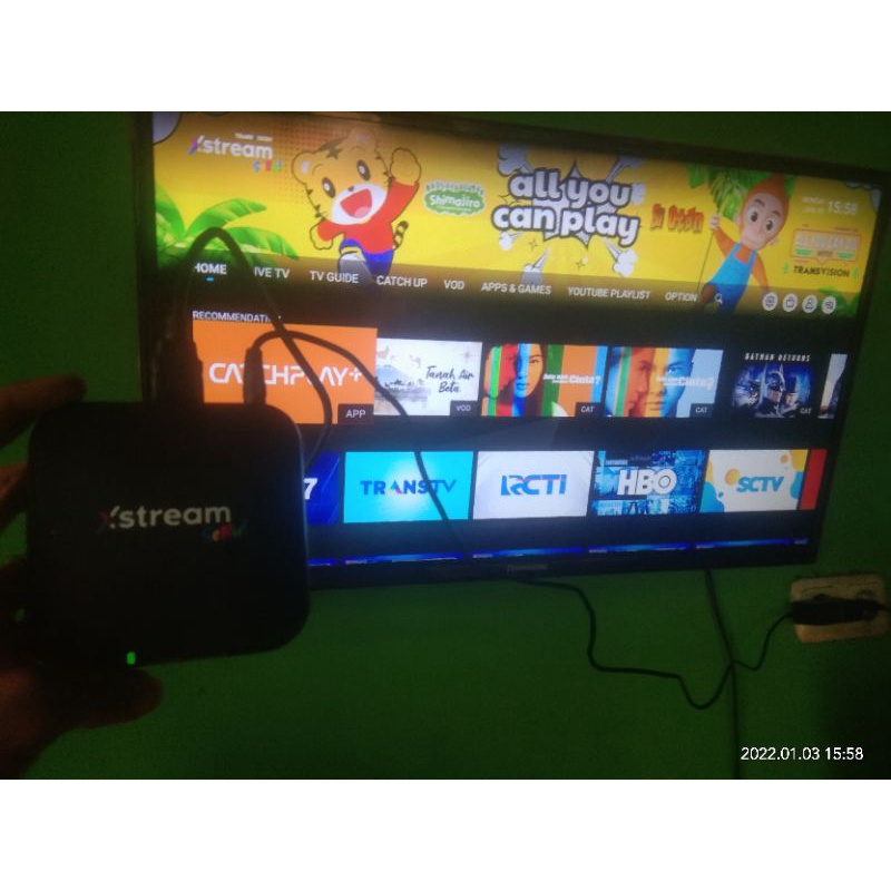 Xstream Smart tv box transvision