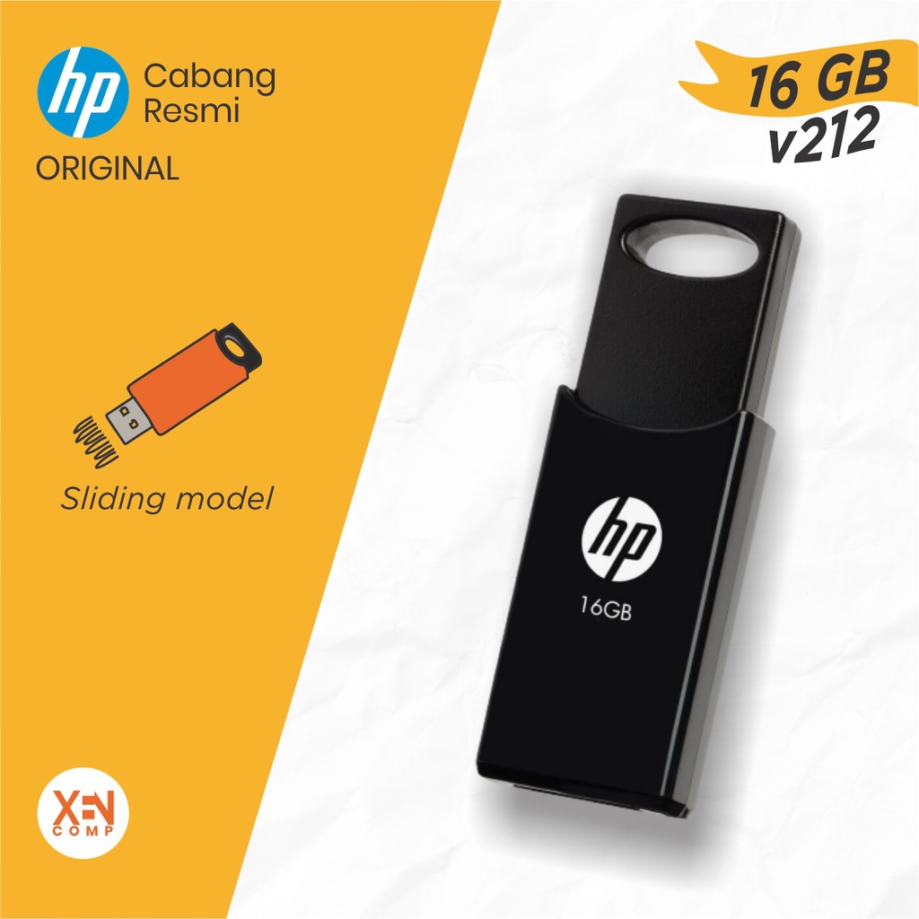 Flashdisk HP v212 16GB Original USB 2.0