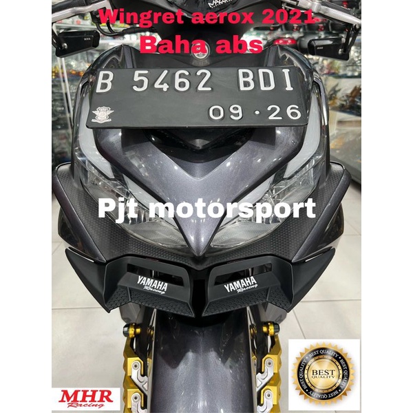 Winglet Motor Aerox-155 2021 - 2023 Carbon Plastik ABS Tebal New Model Original MHR
