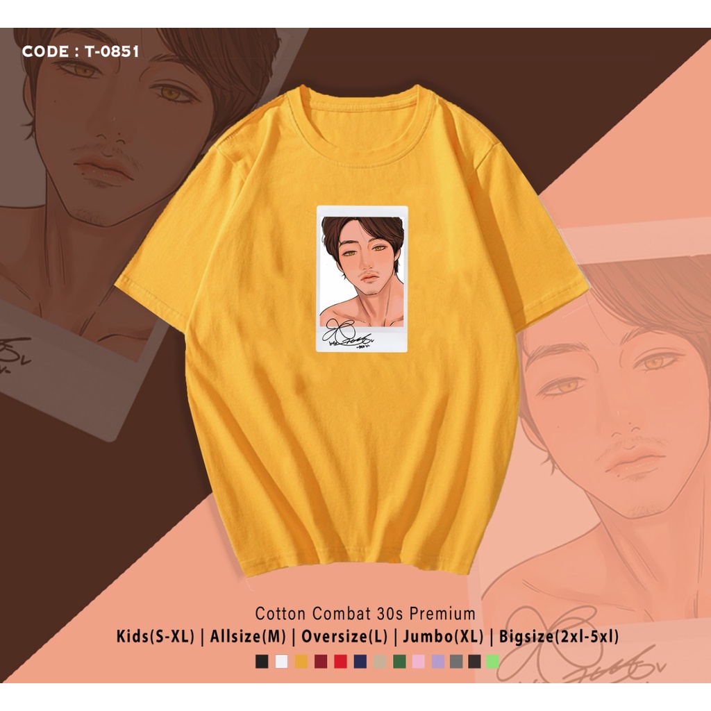 OUTFIT SIMPLE / KOREAN STYLE / GAMBAR V / KAOS OVERSIZE / REAL PICTURE / BEST SELLER / UNISEX