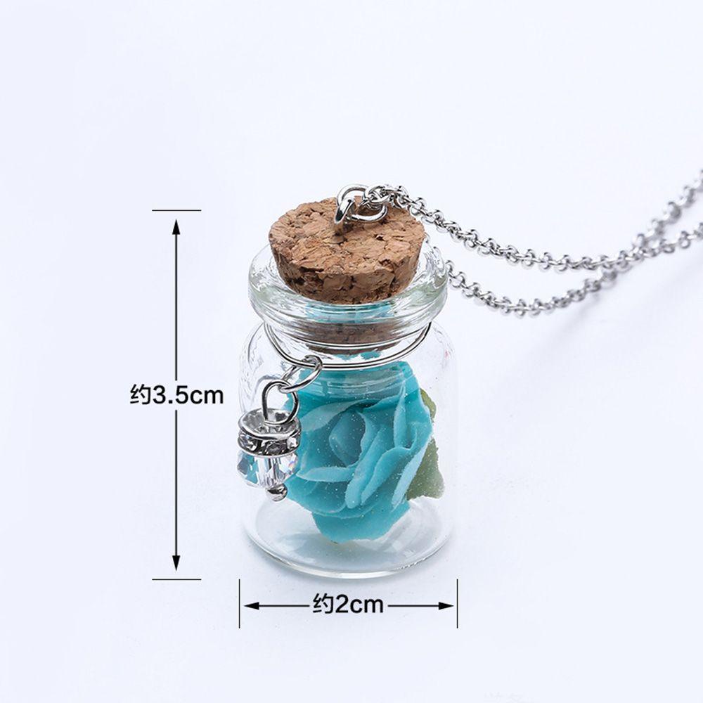 Solighter Drift Botol Kalung Pesona Perhiasan Fashion Wanita Rantai Sweater Panjang