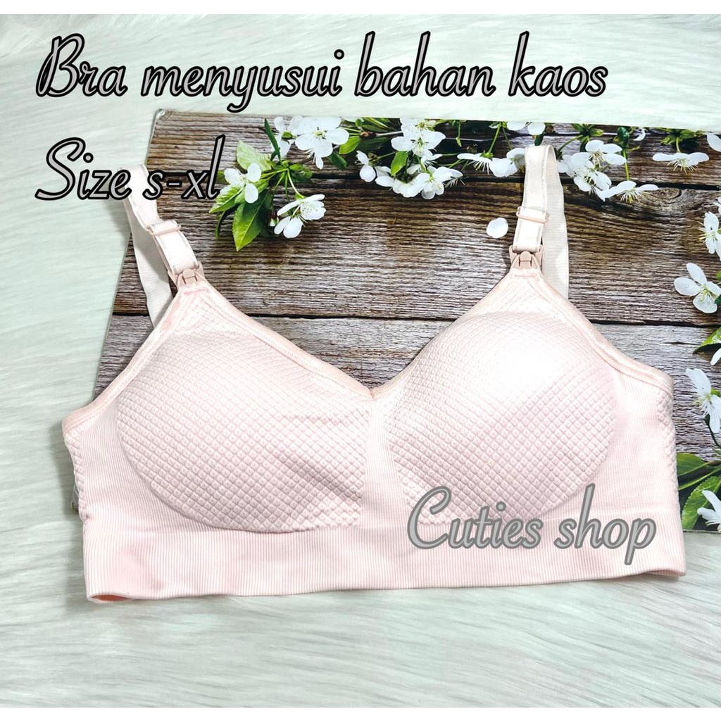 NURSING BRA BAHAN KAOS PREMIUM SIZE S-XL