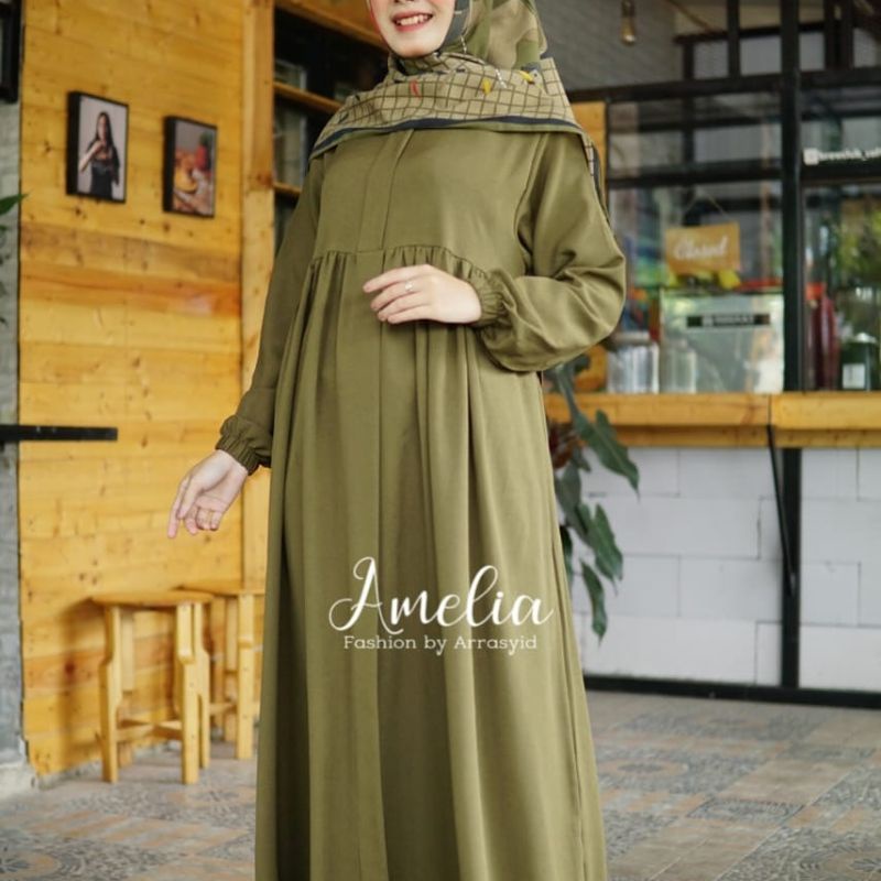Gamis ity crepe ori/Gamis murah/Gamis ity crepe premium/gamis besic ity crepe