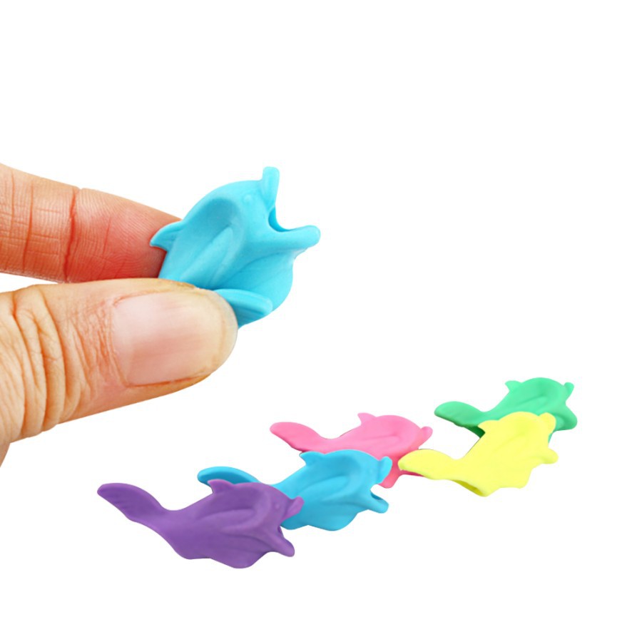 

Dolphin Pencil Helper Pencil Holder Pensil Grip Silicone Rubber Pensil (1 Biji / 1 Pcs)