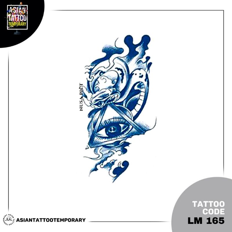 SEMI PERMANEN &quot;ILLUMINATI-ALL SEEING EYE-SATANIC-PENTAGRAM-BAPHOMET&quot;